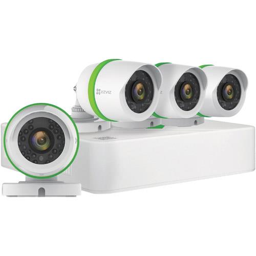 4 Camera 8 Channel 2MP (1080P) DVR Video Security System