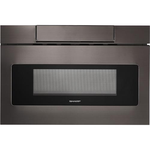 Sharp 1.4 cu.ft. Black Stainless Steel Countertop Microwave