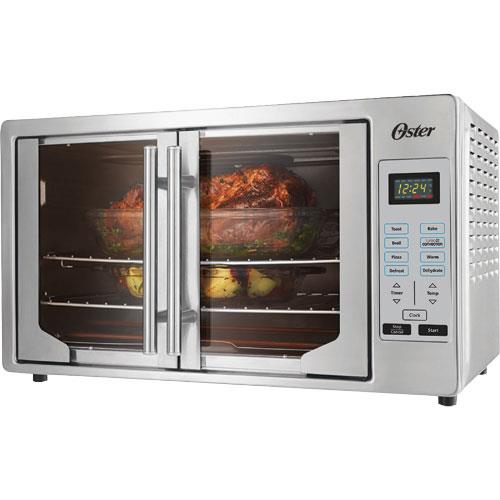 Bene Casa 45L French Door Convection Oven w/ rotisserie, Stainless Ste