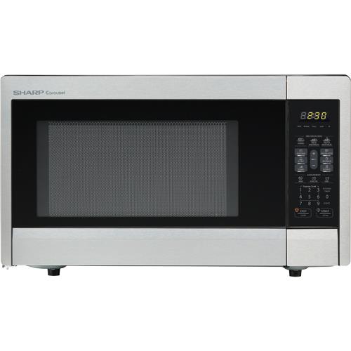 Sharp® Carousel® 1.1 Cu. Ft. Black Countertop Microwave Oven