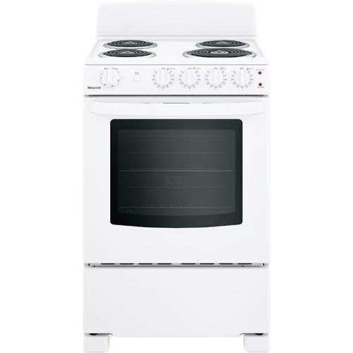 2.2 CuFt Freestanding Portable 20 Wide Electric Range in White with  Mirrored Glass Oven Door