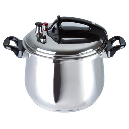 Presto 01365 6-Quart Stainless Steel Deluxe Pressure Cooker - Silver