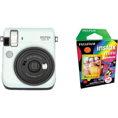 Fuji INSTAXMINI70 Instax Mini 70 Instant Film Camera With Film 10