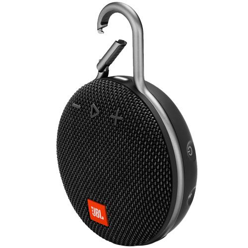 JBL CLIP3BLK Clip 3 Portable Waterproof Bluetooth Speaker Black | BrandsMart USA