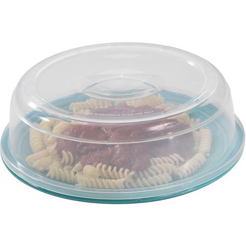 10 Microwave Safe Dish Plate Food Plastic Lid Cover Splatter with Vents Clear