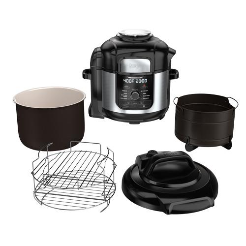 Power Pressure Cooker XL Digital 8 qt. Pressure Cooker w/ Dual Racks