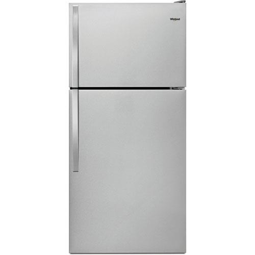 18 CuFt Top Freezer Refrigerator In Stainless Steel