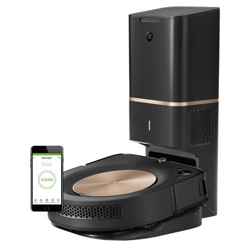 iRobot - Roomba® s9+ Wi-Fi® Connected Robot Vacuum With Automatic Dirt Disposal