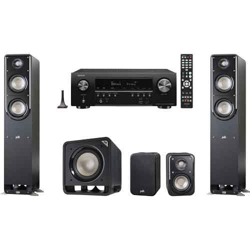 Denon - Performance 5.1 Channel Home Theater System Bundle