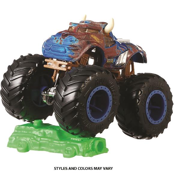 Hot wheels Monster Trucks 1:64 4 Assorted Pack Multicolor