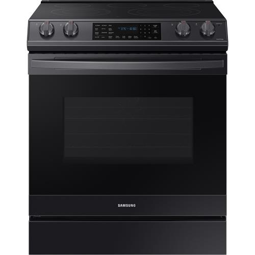 Samsung 6.3 Cu. Ft. Freestanding Electric Range with Air Fry and Wi-Fi in  Stainless Steel