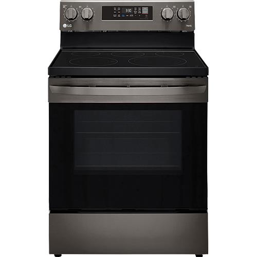 LG 30 in. 6.3 cu. ft. Smart Air Fry Convection Oven Slide-In Electric Range  with 5 Radiant Burners - Stainless Steel