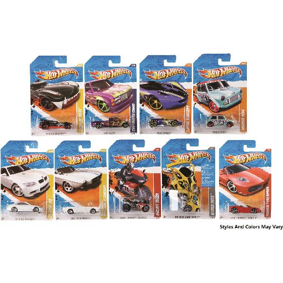 Hot Wheels Basics Pack com 5 Carros Race Team - Mattel