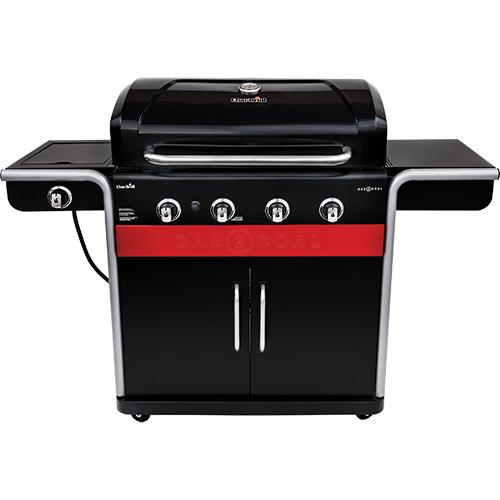 forkæle brud næse Char-Broil 463278419 Combo Gas2Coal 44-000 BTU 4 Burner Hybrid Grill - Black  | BrandsMart USA