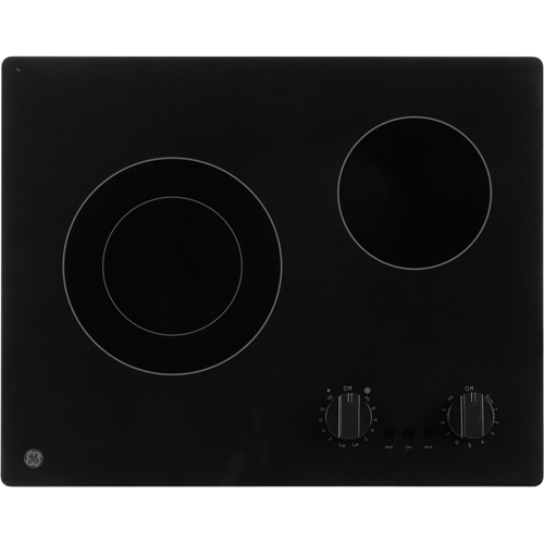 GE JP3021DPBB 21 2 Element Radiant Electric Cooktop | BrandsMart USA