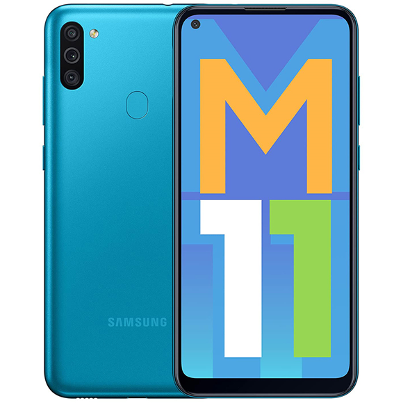 Samsung SM-M115FBLU Galaxy M11 Triple Rear Camera 13MP/5MP
