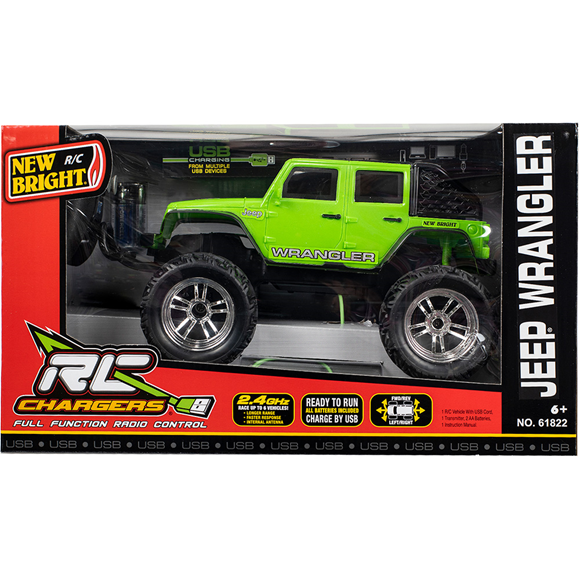 New Bright 61822-2G 1:18 Jeep Wrangler R/C | BrandsMart USA