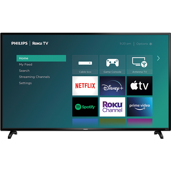 Philips 55pfl4756f7 55 Class Led 4k Uhd 4700 Series Roku Smart Tv Brandsmart Usa Led 4k Uhd 4700 Series Roku Smart Tv, How To Screen Mirror On Philips Roku Tv