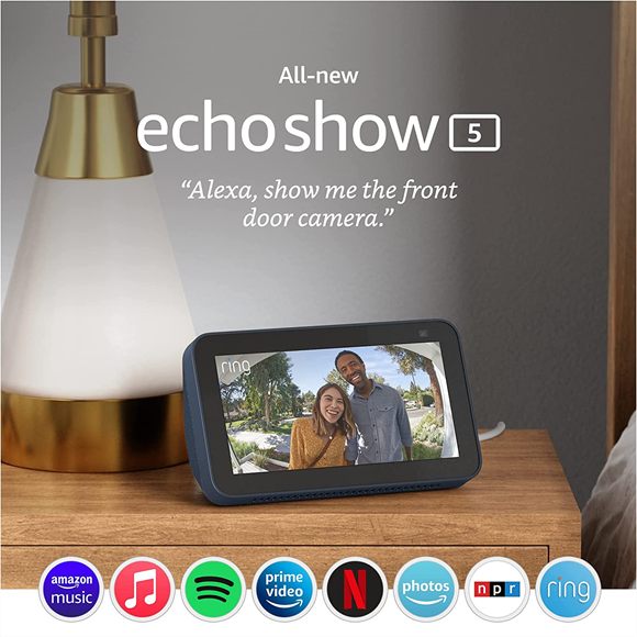 Echo Show 8 (2e génération, version 2021), Écran intelligent HD avec Alexa  et appareil photo 13 MP