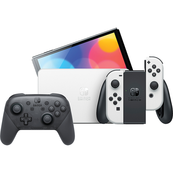 Nintendo Switch - OLED Model with White Joy-Con