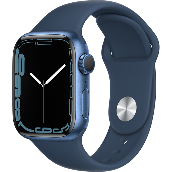 Watch Series 7 41mm Abyss Blue Aluminum Case With Abyss Blue Sport Band GPS