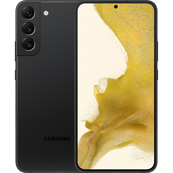 6.6" Galaxy S22+ Triple Rear 50+12+10MP/10MP Selfie Camera 5G 128GB Storage 8GB RAM Phantom Black Unlocked Smartphone - US Version