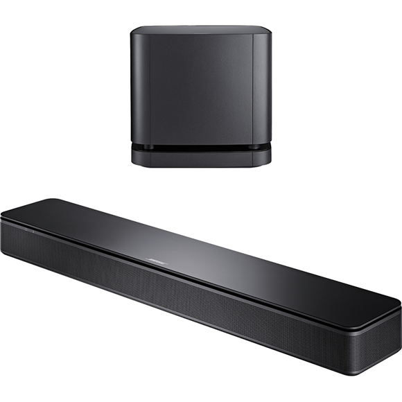 TV Speaker Home Theater Soundbar and Bass Module 500 in Black