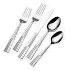 Image of product - 20 Piece Arabesque Frost Flatware Set For 4