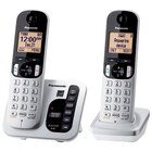 Panasonic DECT 6.0 1.9Hz 2 Handset Cordless Phone With Digital Answering Machine