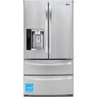 Image of product - 26.7 CuFt Ultra Capacity Stainless Steel 4 Door French Door Refrigerator