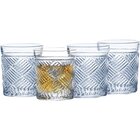 Image of product - 9.25 Oz Double Old Fashioned Glasses Ballard Braid Set Of 4