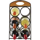 Image of product - Gourmet Basics Foldable 6 Bottle Wine Rack