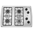 Image of product - 30" 4 Burner Gas Cooktop - Stainless Steel
