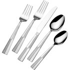 Image of product - Arabesque Frost 45 Piece Flatware Set For 9 With Storage Caddy