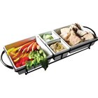 Image of product - 4 Piece Gracious Dining Tidbit Dish Set With Metal Rack