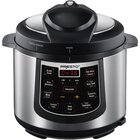 Image of product - 6 Quart Electric Pressure Cooker With 12 Preset Options and 19 Programmable Settings - Stainless Steel