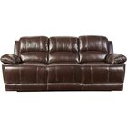 Image of product - Sorrento Brown Leather Power Reclining Sofa