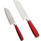 Image of product - 2 Piece Stainless Steel Calmore Santoku Knife Set