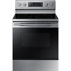Image of product - 5.9 CuFt Freestanding 5 Element Electric Convection Range With Hidden Bake In Stainless Steel
