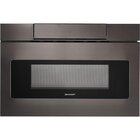 Image of product - 24" Black Stainless Steel Built-In Microwave Drawer Oven