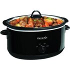 Image of product - 8-Quart Manual Slow Cooker - Black