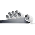 Samsung - 8 Camera 16 Channel 2MP (1080P) DVR Video Security System