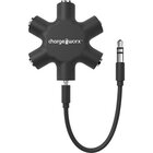 ChargeWorx 5-Way Headphone Splitter - Black