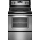 Image of product - 30" Stainless Steel Electric Smooth Top Range With 5.3 CuFt Self Cleaning Oven