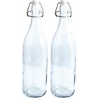 Image of product - 2-Piece Glass Swing Top Bottle Set
