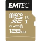 EMTEC Class 10 128GB microSD Memory Card Gold Plus