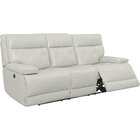 Image of product - Capri Power Italian Leather Reclining Sofa