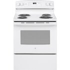 GE 5.0 CuFt Freestanding Electric Coil Range in White