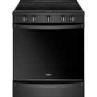 Image of product - 30" Black Slide-In Electric Range With 6.4 CuFt Self-Cleaning Oven