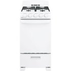 Image of product - 20" White Freestanding Gas Range With 2.3 CuFt Oven